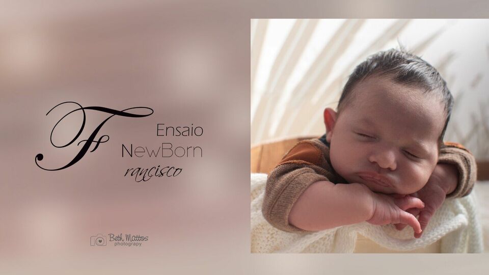  Ensaio Newborn Francisco 19 dias