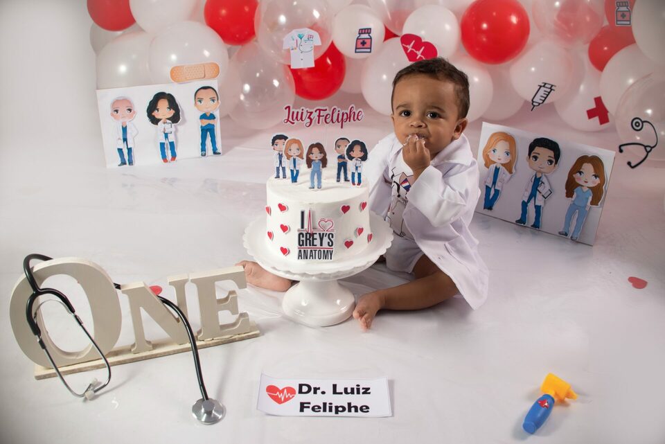 Ensaio Smash the Cake Luiz Phelipe