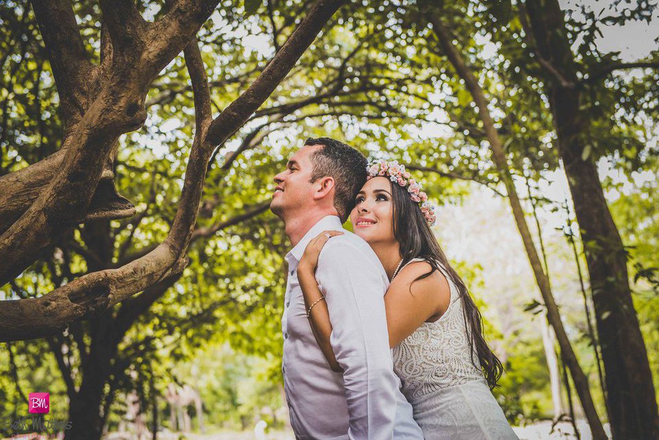 Ensaio romântico na Amazônia 