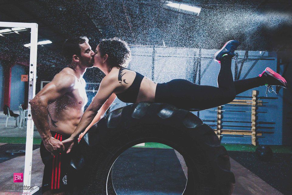 Ensaio Pré Wedding no Crossfit Gade - Priscilla e Jean
